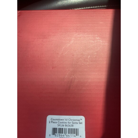 Lenox Countdown till Christmas Cookies For Santa 2-Piece Plate Mug Set - Picture 2 of 2